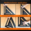 Speed Square Set, AivaToba 12 Inch/300mm Aluminum Alloy Metric Triangle