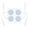 Tens Ems 8 Electrodos Facial Redondos Cola D Ratón Tens