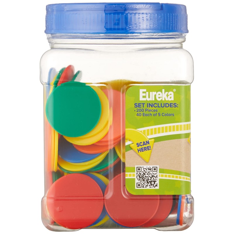 Eureka Educational Learn to Count Tub of Counters for Classrooms,