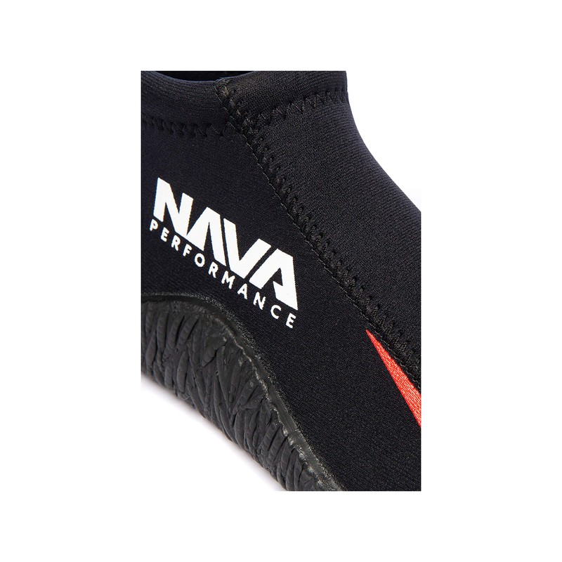 Nava Performance Low-Cut 3mm Neoprene Wetsuit Boots Shoes - Black