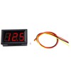 Digital Voltmeter, 0.56 Inch 3-Wire Digital LED Voltmeter Voltage Display