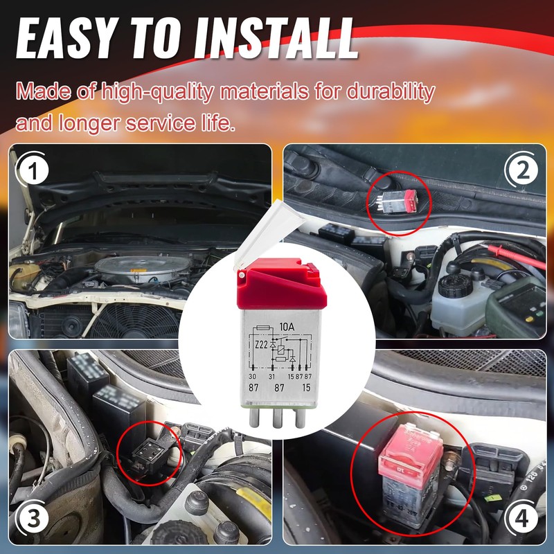 2015400845 Overload Protection Relay Fit for Mercedes R107 W123 W124