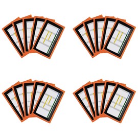 Pro Athletics QB Playbook Wristband - Football Quarterback Play Wristbands for Youth - Wrist Coach for All Sports with 3 Compartments (Orange, Youth, 20-Pack)