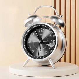 YYDS 大音量 うるさい 爆音 アナログ 静音 目覚ましどけい 起きれる アラーム おしゃれ 絶対起きれる目覚まし時計 爆音めざまし時計 絶対起きる 可愛い ベル音 起きられない人用 目さまし時計 絶対起きる目覚まし 多機能 金属光沢 北欧 設定簡単 バックライト付き 着信音 機械式 ダブルベル 電池別売 子供 学生 4インチ ブラック