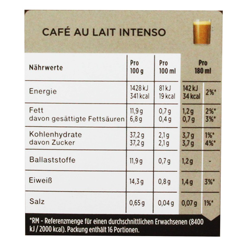 Nescafé Dolce Gusto Café Au Lait Intenso, Coffee, Latte Coffee,