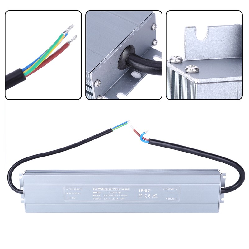 Ultra Thin Waterproof Switching AC DC Power Supply for Eletrical