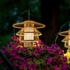 Bamboo Woven Pendant Light Imitation Sheepskin Chandelier Lantern Hanging Lamp