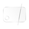 Mcduyant 2 Pcs Acrylic Makeup Palette Makeup Mixing Tray with