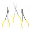 3 Pcs Mechanical Pliers 11in Long 45° 90° Bending Tip