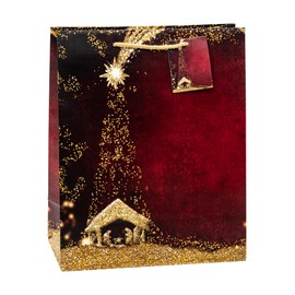 TSI Geschenktüten WEIHNACHTEN, 12er Packung, Größe: Groß (HxBxT 32 x 26 x 13,5 cm) Art. Nr. 87310