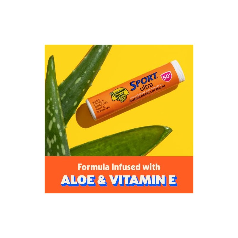 Banana Boat Sport Ultra Lip Balm Sunscreen, Broad Spectrum SPF
