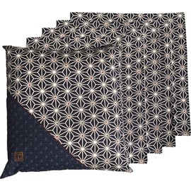 Zabuton Covers 55 x 59 Set of 5 Casri A Blue Made in Japan 55x59 Set