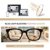 kunchu Reading Glasses for Women - Oprah Blue Light Reading