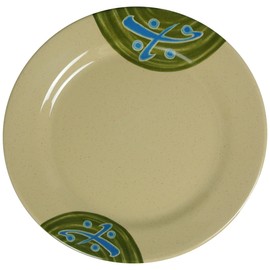 Yanco JP-1009 Japanese Round Plate, 9" Diameter, Melamine, Pack of 24