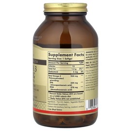 Solgar, Omega-3, EPA & DHA, 3x Strength, 950mg, 100 Softgels / Solgar (솔가), 오메가3, EPA & DHA, 3배 강도, 950mg, 소프트젤 100정