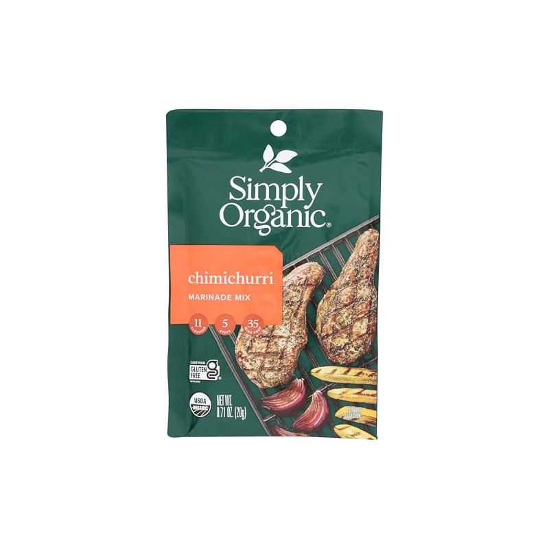 SIMPLY ORGANIC Organic Chimichurri Marinade Mix, 0.71 OZ