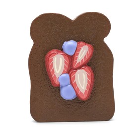 Kiibru Sliced Toast Squishy Jumbo Bread Scented Stressrelief Fidget Squishies Toy Collection (Chocolate)