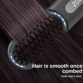 Unbranded Wireless Hair Straight Comb Electric 4 Speeds Beauty Hair Styling Tool Hair Care
