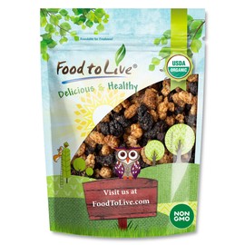 Food to Live Organic Mulberry Mix, 1 Pound – White and Black Berries, Dried Superfood Blend, Rich in Antioxidants, Non-GMO, Vegan, Kosher, Bulk