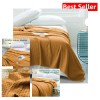 Lightweight Bamboo Waffle Blanket 108x90 - Elegant Cool Touch for