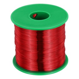 MECCANIXITY 30 AWG Magnet Wire, 30 Gauge Enameled Copper Wire, 1 Lb Magnetic Coil Wire for Transformer, Motor, Electric, 155C(311F)