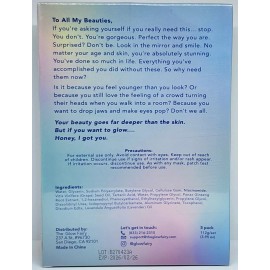 THE GLOW FAIRY Wrinkle Erasers Neck Patches New in Box Sealed Expiration 02/2026