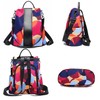 CHARMORE Women's Backpack Waterproof Nylon School Bags Anti-Theft Daypack Shoulder