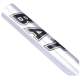 SZYT 28 inch Baseball Bat Self-Defense Softball Bat Home Defense Lightweight Aluminum Alloy Silver