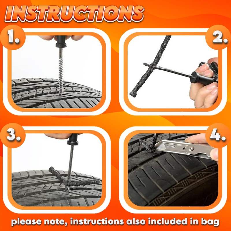 wlw XtremeAuto CAR VAN TYRE BIKE TRIKE TIRE PUNCTURE REPAIR