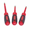 LuxRub Fits Milwaukee 48-22-2202 3 Piece 1000V Insulated Screwdriver Set