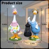 WATSAVPUP Goose Garden Statue Solar Light, Waterproof LED Decorative Lamp,