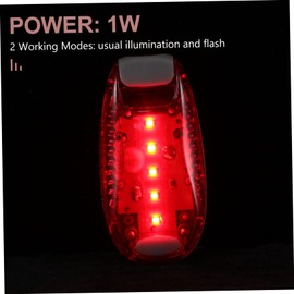 Sosoport 2pcs Running Lamp Led Light for Outdoor Activities Multi-Function Backpack Light for Night Running Cycling Hiking High Visibility Safety Feature