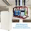ADERTOS 2 x Plastic Housing IP65 Waterproof Junction Boxes Distribution