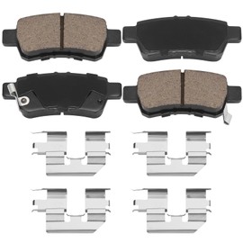 HECHENQICHE Rear Ceramic Brake Pads with Hardware Kit for 2005-2010 Honda Odyssey