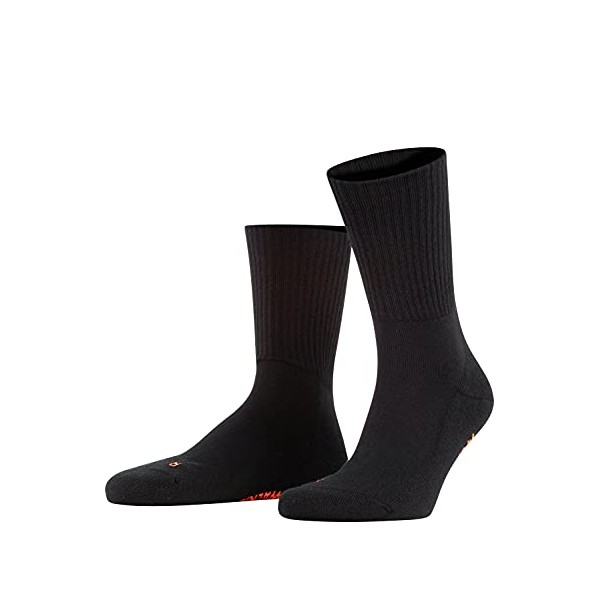 FALKE Unisex-Adult Walkie Light Socks, Merino Wool, Black (Black 3000), US 6.5-8.5 (EU 39-41 Ι UK 5.5-7.5), 1 Pair