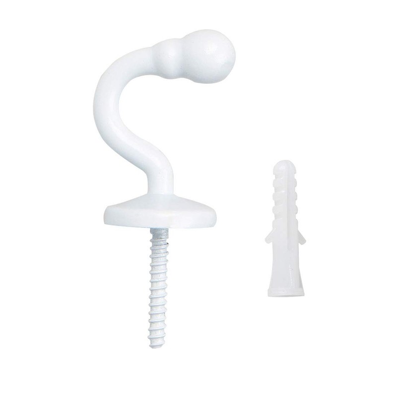 sourcing map 2pcs Curtain Tieback Hooks, Stainless Steel Tassel Curtain