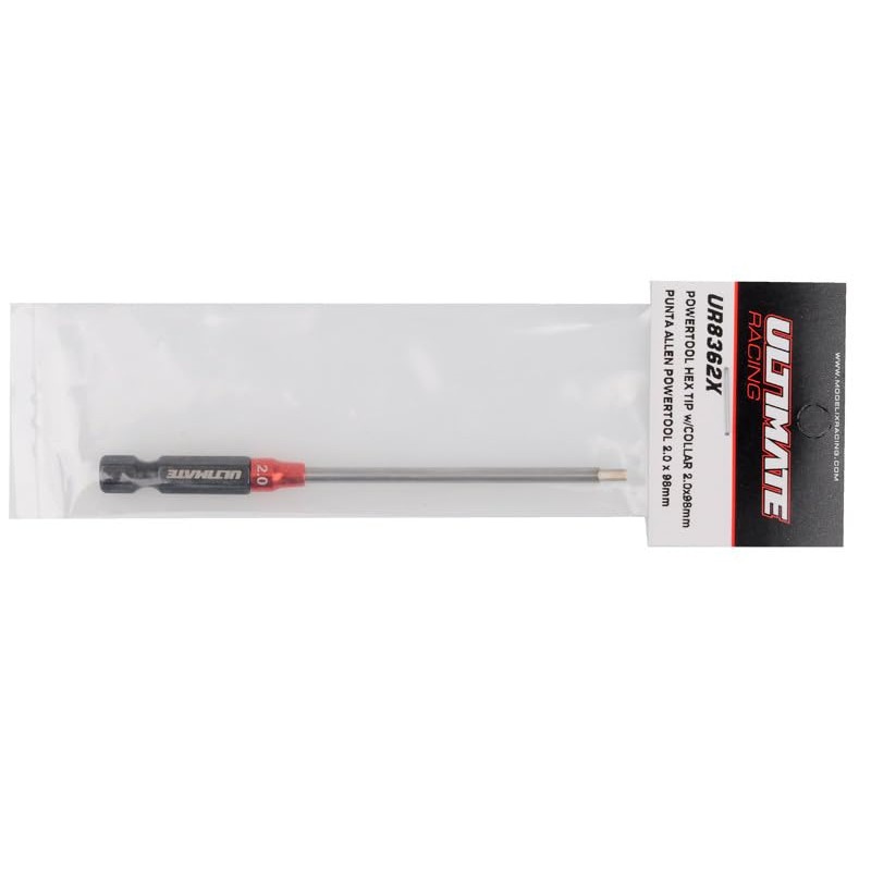 Ultimate RC Werkzeug Innensechskant-Bit mit ID-Hülse 2.0 x 98mm UR8362X