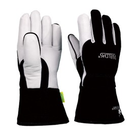[ARC KNIGHT] Weldas Premium MIG Welding Gloves, 10-2020XL, Black & White (X-Large)