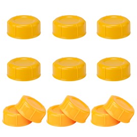 12pcs Narrow Baby Bottle Caps for Dr Brown, BPA-Free Travel Bottle Caps Leakproof Baby Bottle Storage Lids with Sealing Gasket Replacement Parts for Medela Ameda (Orange)