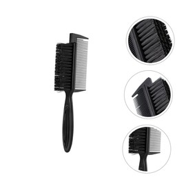 FRCOLOR 1pc Multifunctional Hairdressing Comb Brush Portable Dual Sided Hair Cleaning Tool for Broken Hair and Beard Care Durable and Skin Friendly Design