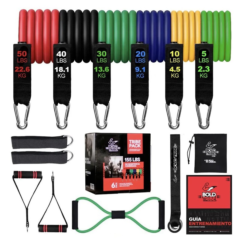 BOLD TRIBE Tribe Pack 14 y 19 Pzas Ligas De