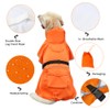 KOOGAL Dog Raincoat Waterproof Dog Rain Coat with Hoodile, Reflective