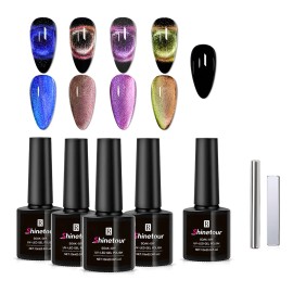 Esmalte Mágico De Uñas En Gel 9d Efecto Ojo De Gato Galaxia