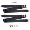 Bravokit Universal 2-Point Adjustable Seat Belt Harness Kit (Set of