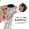 Beavorty Sparkle Extension Wigs for Women 1000pcs Holographic Tinsel Hair