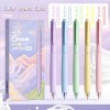 Set De Bolígrafo De Gel Tinta Multicolor Punta Fina 5pcs