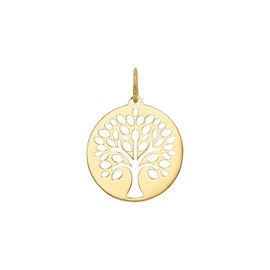 Amor 2039196 Women's Pendant Gold 375/9ct 2 cm Gold Tree of Life Comes in Jewellery Gift Box, Gold 375/9ct
