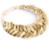 BOBIYA Messy Wide 2 Strands Synthetic Hair Auburn Braided Headband