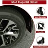 4Pcs Splash Guards Mud Flaps Guards Fender Mudguard Protector Accessories