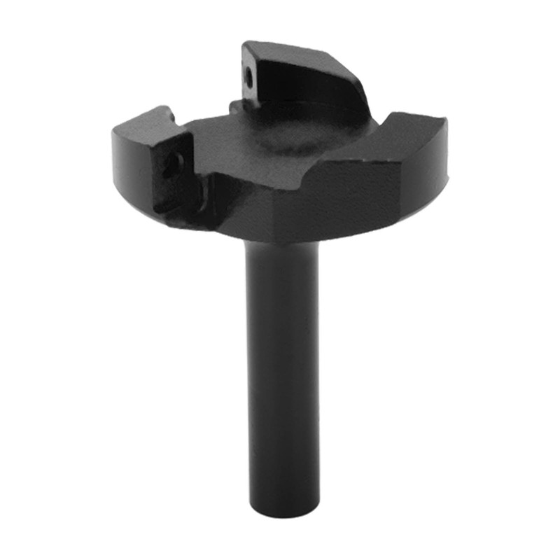 Black Spoilboard Surfacing Router Bit Cemented Carbide T Shape Router